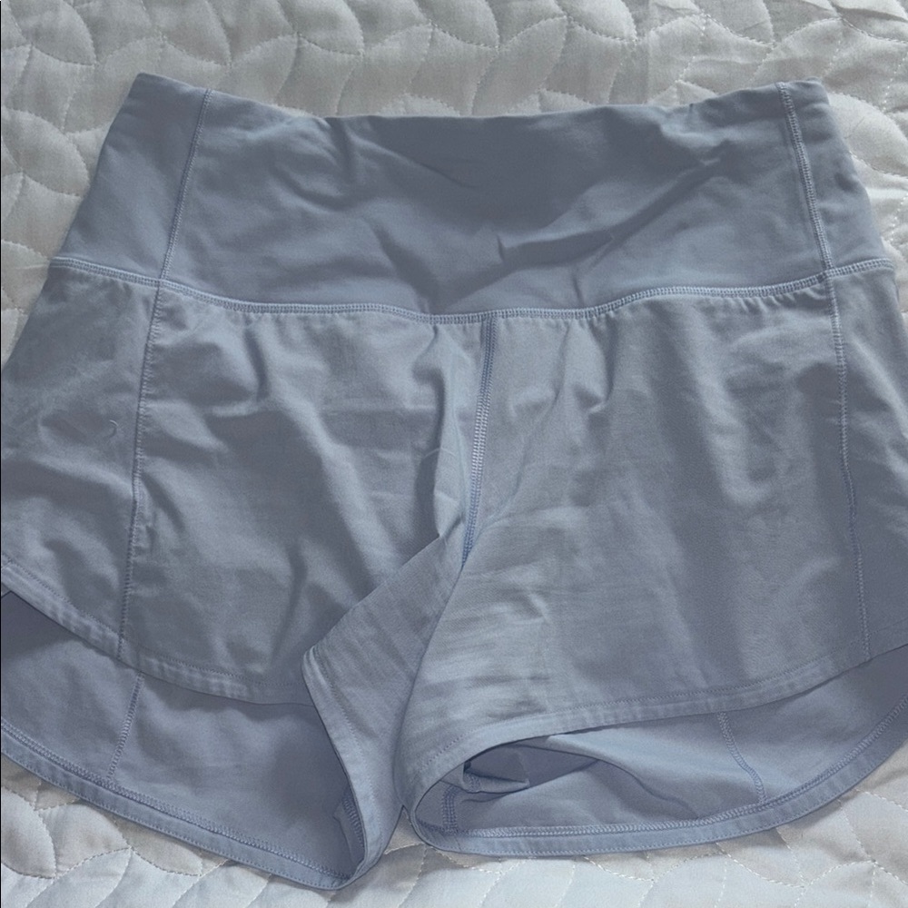 lululemon athletica Light Blue Athletic Shorts